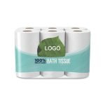 Wholesale OEM Recycled Toilet Paper 12 Rolls | Bulk Custom Private Label Eco-Friendly Commercial Bath Tissue for Retail & Supply - Image 2