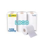 Wholesale OEM Recycled Toilet Paper 12 Rolls | Bulk Custom Private Label Eco-Friendly Commercial Bath Tissue for Retail & Supply