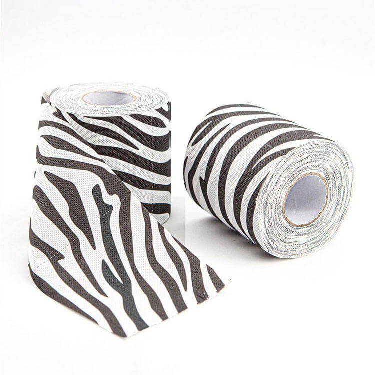 ZEBRA6 (1) Wholesale Zebra Printed Toilet Paper Bulk | Premium 2-Ply / 3-Ply Novelty Pattern Bath Tissue for Theme Hotels, Parties & Retailers | Factory Direct - Image 1