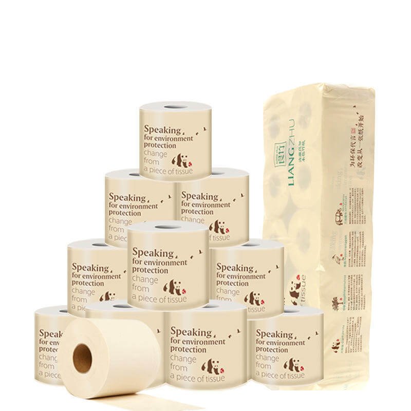 自一 (1) Wholesale Standard Size Bamboo Toilet Paper | Bulk Eco-Friendly Biodegradable Commercial Bath Tissue Rolls for Restrooms - Image 1