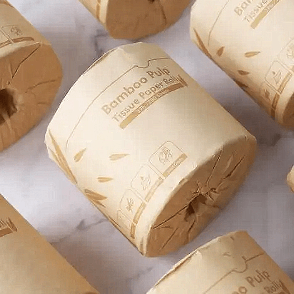 黄一 (1) Wholesale FSC Certified Bamboo Toilet Paper | Bulk Eco-Friendly Biodegradable Commercial Bath Tissue Rolls for Restrooms - Image 1