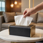 Cube Box Facial Tissue 200 Sheets – Airport Hotel Supply
