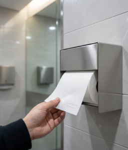 Wholesale Commercial Restroom Tissue Rolls | Bulk Jumbo Bath Tissue for Public Transit Facilities & High-Traffic Restrooms
