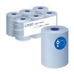 Wholesale Blue Industrial Paper Towel Rolls | Bulk 1000g 2-Ply Heavy-Duty Shop Towel Rolls for Automotive & Manufacturing Supplies - Image 2