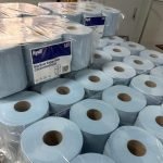 Wholesale Blue Industrial Paper Towel Rolls | Bulk 1000g 2-Ply Heavy-Duty Shop Towel Rolls for Automotive & Manufacturing Supplies - Image 4