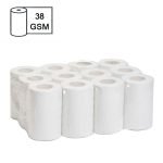 Wholesale 1300g Custom Hand Roll Paper Towels | Bulk 38GSM Heavy-Duty Hardwound Commercial Towels for High-Traffic Restrooms - Image 2