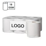 White Hand Paper Towel Roll