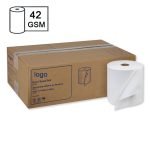 42gsm White Hand Paper Towel Rolls