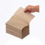 Wholesale Single-Fold Brown Paper Towels | Bulk V-Fold Natural Absorbent Commercial Hand Towels for Restrooms & Facilities - Image 3