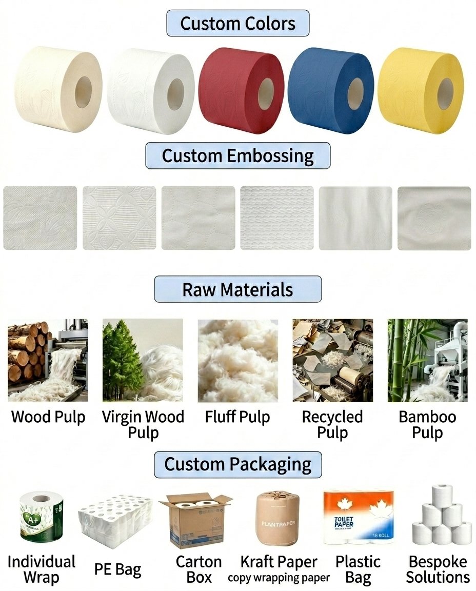 YUNLONG toilet paper Custom