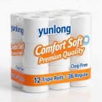 Wholesale Clog-Free 1-Ply Toilet Paper Rolls | Bulk 12-Roll Pack Septic-Safe Commercial Bath Tissue (231 Sheets/Roll) - Image 3